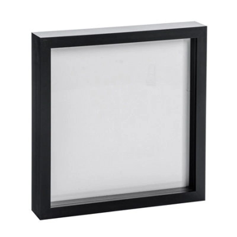 Image of Nicola Spring 3D Box Photo Frame - 20 X 20" - Black