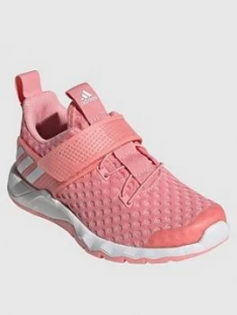 Image of adidas Childrens RapidaFlex Summer Trainers - Pink, Size 2