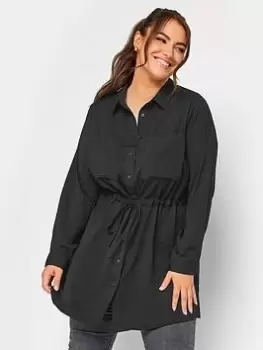 Image of Yours Utility Tunic Black, Size 18, Women