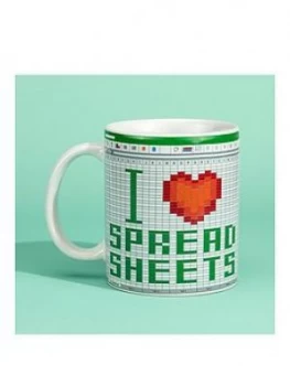 Image of I Love Spread Sheets Mug