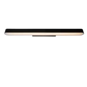 Image of Lucide Madelon Modern Wall Light Bathroom LED 1x18W 2700K IP44 Black