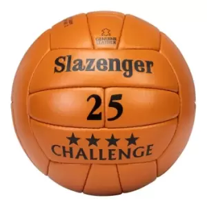 Image of Slazenger 1966 Leather Football - Brown