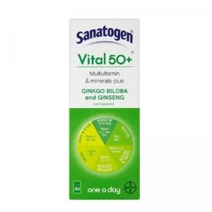 Image of Sanatogen Vital 50+ Vitamins 90 Tablets