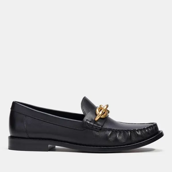 Image of Coach Jess Leather Loafers - UK 6 Black Flats female CK008ON9 6