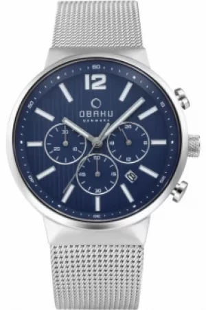 Image of Mens Obaku Chronograph Watch V180GCCLMC