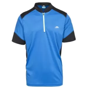 Image of Trespass Mens Dudley Short Sleeve Cycling Top (XXS) (Bright Blue)