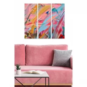 Image of MDF197416079 Multicolor Decorative MDF Painting (3 Pieces)