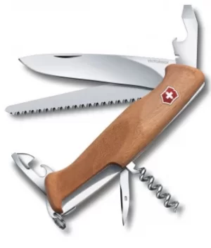 Image of Victorinox Swiss Army Large Pocket Knife Rangerwood 55 Walnut
