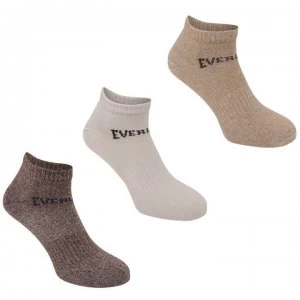 Image of Everlast 3 Pack Trainer Socks Junior - Brown
