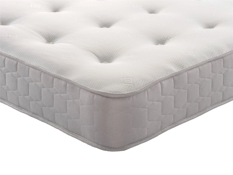 Image of Essential Everyday Pocket 1000 Mattress in White Size: Double White Unisex Double