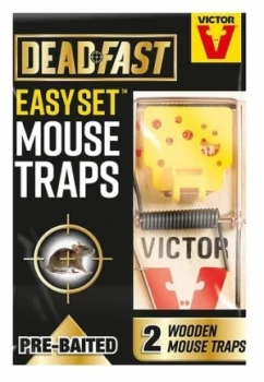 Image of Deadfast Easy Set Mouse Traps - Twin Pack