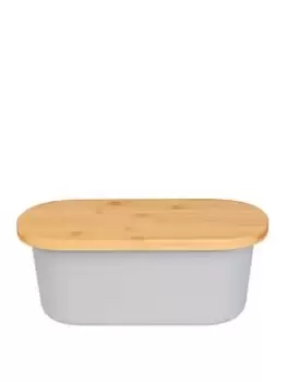 Image of Salter Earth Bread Bin With Bamboo Lid