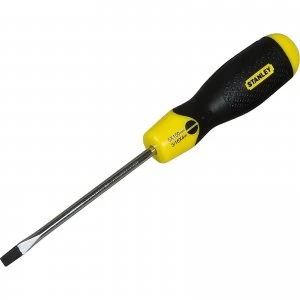 Image of Stanley Cushion Grip Parallel Slotted Screwdriver 2.5mm 75mm