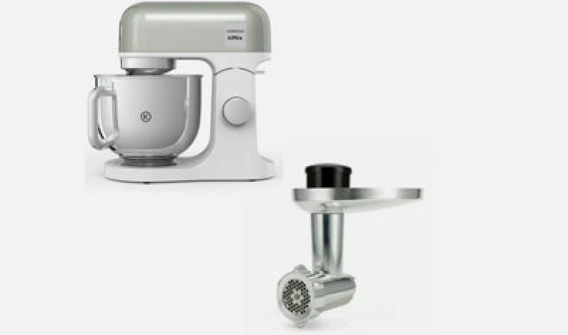Image of Kenwood 5L Kmix Stand Mixer Green & Food Mincer