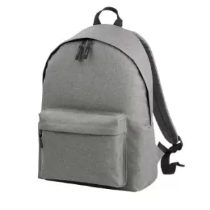Image of BagBase Two Tone Fashion Backpack (18 Litres, Grey Marl)