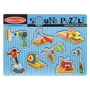 Image of Melissa and Doug Sound Puzzle Construction Tools