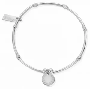 Image of ChloBo Silver Mini Noodle Sparkle Rice Friendship Disc Jewellery