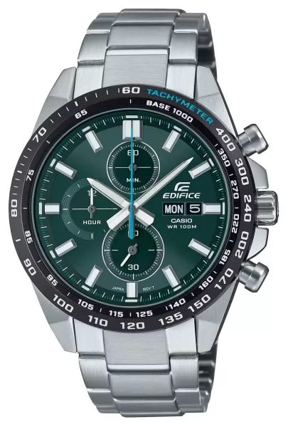 Image of Casio EFR-574DB-3AVUEF Edifice Chronograph (42.3mm) Green Watch