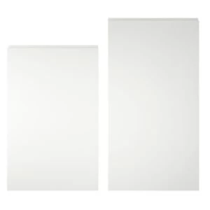 Image of Cooke Lewis Appleby High Gloss White Tall larder door W600mm Set of 2