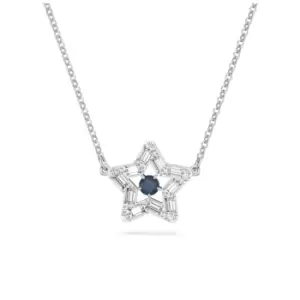 Image of Stella Star Blue Rhodium Plated Pendant 5639186