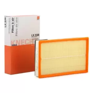 Image of MAHLE Original Air filter LX 938 Engine air filter,Engine filter VOLVO,V70 II (285),S60 I (384),S80 I (184),XC70 Cross Country (295)