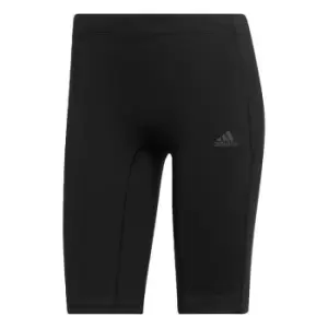 Image of adidas FastImpact Running Bike Short Tights Womens - Black