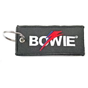Image of David Bowie - Flash Logo Keychain