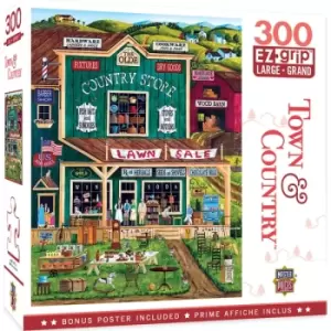 Image of Masterpieces Puzzle Town & Country The Old Country Store Ez Grip Puzzle 300 Piece Jigsaw Puzzle