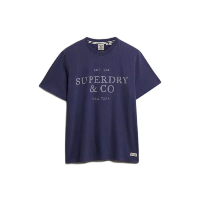 Image of Superdry T-Shirt Superdry 1954 Company Relaxed Bleu Male M