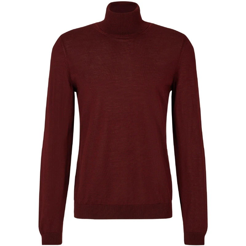 Image of Boss Mens Musso P Crew Sweatshirt Dark Red male M