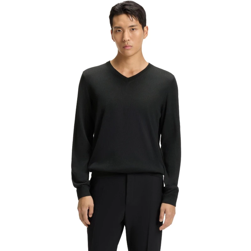 Image of Boss Mens Melba P Knitted Top Black male S