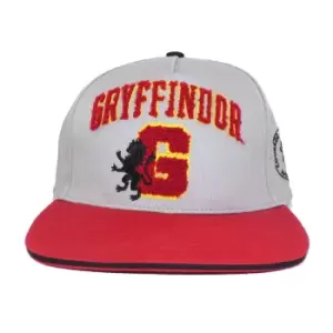 Image of Harry Potter Gryffindor Snapback Cap (One Size) (Grey/Red)