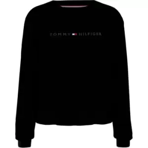 Image of Tommy Hilfiger Track Top Hwk Velour - Black