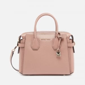 Image of Michael Kors Womens Mercer Belted Small Satchel - Dark Fawn