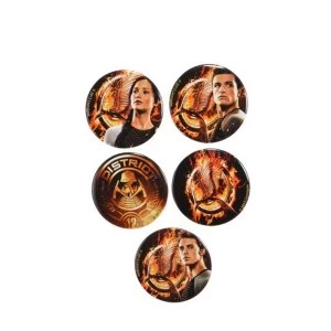 Image of Hunger Games - Catching Fire Tributes Badge Pack