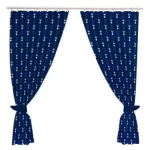 Image of Tottenham Hotspur FC Official Curtains (One Size) (Navy) - Navy