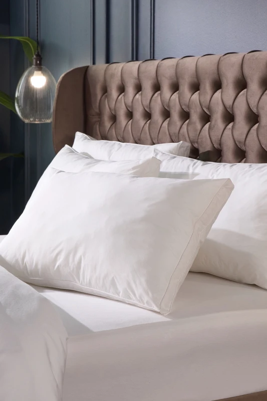 Image of Snuggledown 4 Pack Retreat Indulgent Cotton Soft Support Pillow White