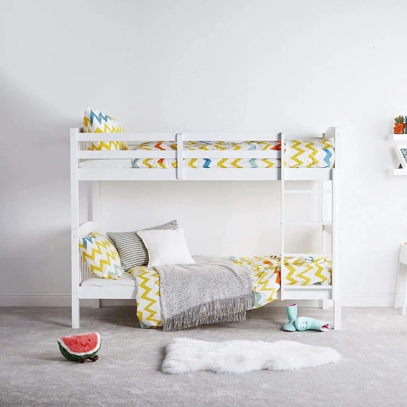 Image of KOSY KOALA Bunkbed for Kids - Space-Saving, Durable, and Customisable Bunkbed for Kids, (White, 3ft) Wine