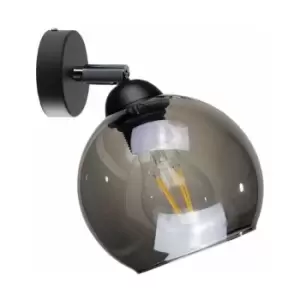 Image of Keter Lighting - Keter Yuno Dome Wall Lamp Black, 15cm, 1x E27