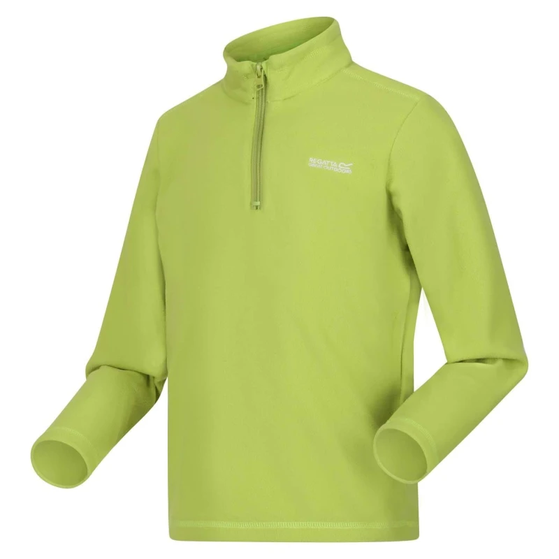 Image of Regatta Hot Shot II Half-Zip Fleece - Green Green 11 - 12 Years
