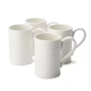 Image of Portmeirion Sophie Conran Tall Mug Set Of 4, White