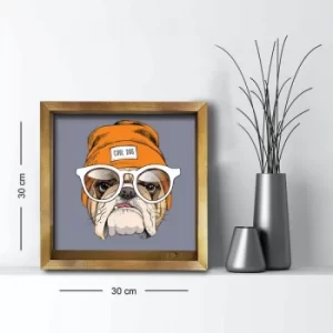 Image of 3030AHS-031 Multicolor Decorative Framed MDF Painting