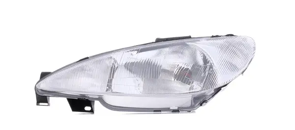 Image of ABAKUS 550-1120L-LD-EM Headlights Left H4 Crystal clear with indicator for right-hand traffic P43t PEUGEOT: 206 Hatchback