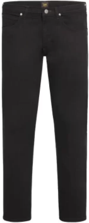 Image of Lee Jeans Brooklyn Classic Straight Fit Clean Black Jeans black