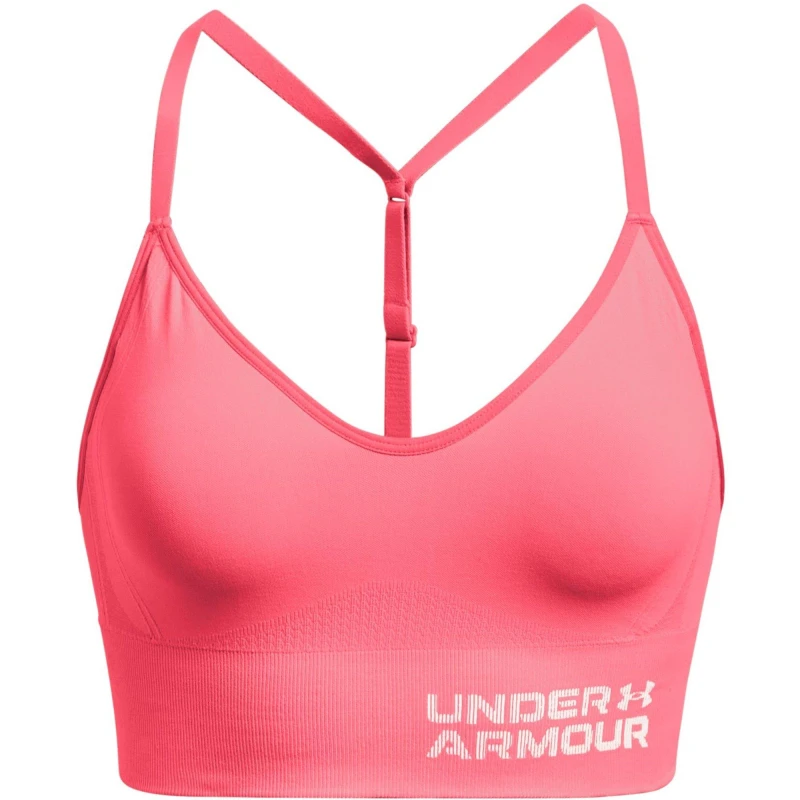 Image of Under Armour Seamless Sports Bra - Pink Pink 8