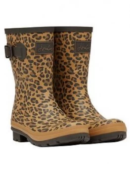 Image of Joules Mid Height Printed Welly - Multi