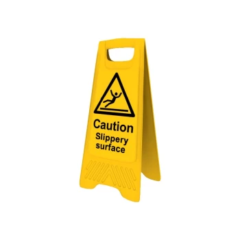 Image of Slippery Surface A-Frame Caution Sign - 300 X 620MM