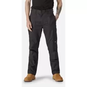 Image of Dickies Workwear Mens Action Flex Work Trousers (32R) (Black) - Black