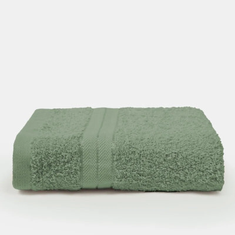 Image of OHS OHS Luxury Hand Towel 100% Cotton Bathroom in Green Green Hand Towel Unisex 5027434214440
