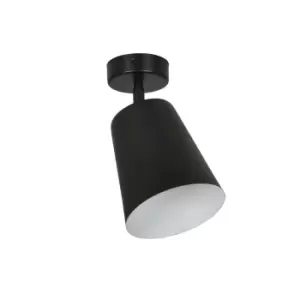 Image of Prism Black/White Single Spotlight 1x E27